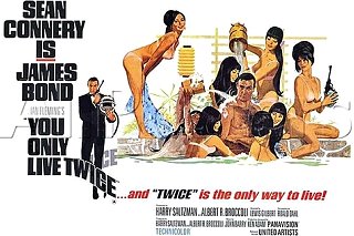 Poster You Only Live Twice James Bond