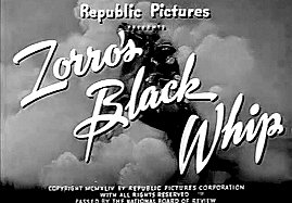 Zorro's Black Whip