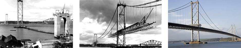 Forth Bridge Sixties City Buildings and Architecture