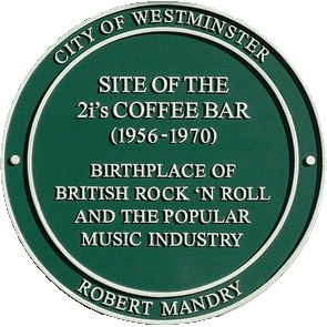 2Is coffee bar plaque, Soho