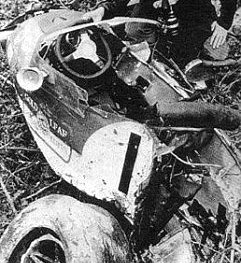 Jim Clark racing car crash