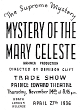 Hammer: Mystery of the Mariy Celeste