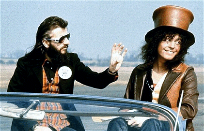 Ringo Starr and Marc Bolan: Born To Boogie 1972