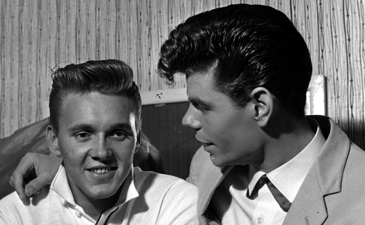 Johnny Gentle with Billy Fury