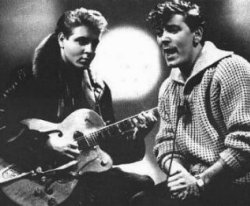 Marty Wilde and Eddie Cochran on Boy Meets Girls