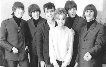 Janice Nicholls and Brian Meacham with The Beatles