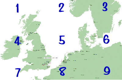 Pirate Radio Station Map - Copyright Sixties City 2015