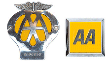 1960s AA badge