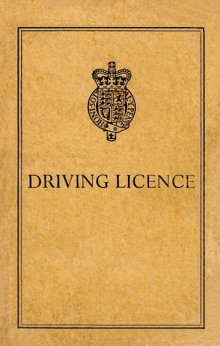 UK Driving Licence 1960