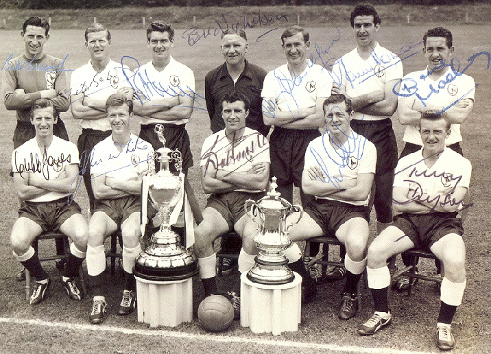 Spurs 1961 Cup and League Double